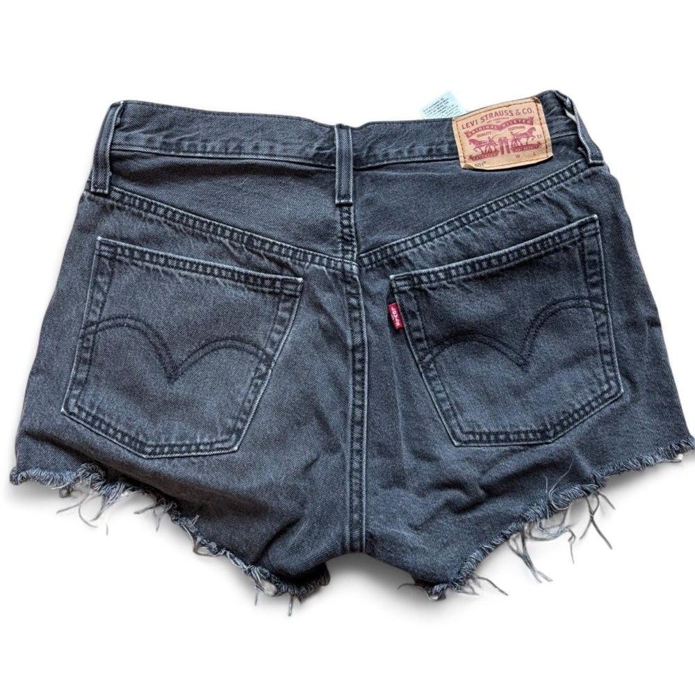 Levi's 501 Women's Black Denim Shorts